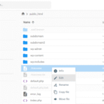 Locate the .htaccess File in WordPress Hostinger
