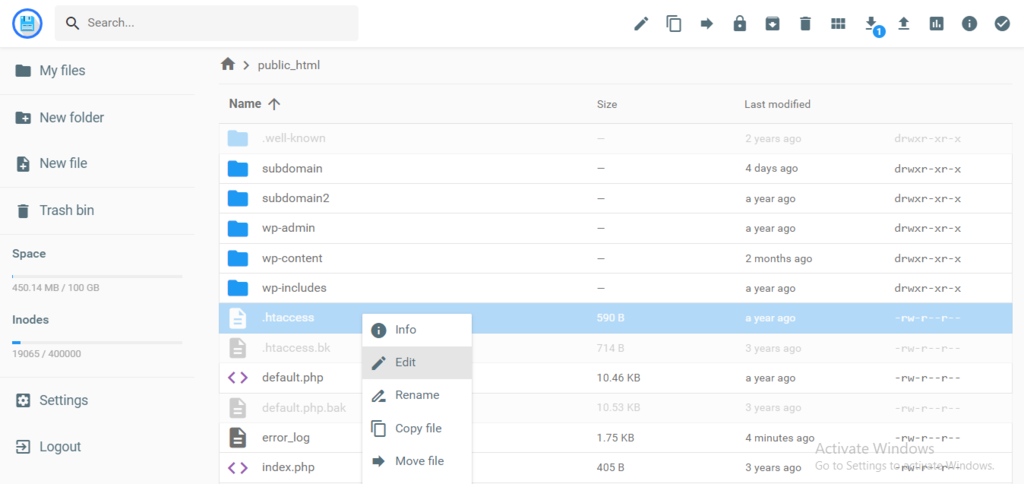 Guide to the .htaccess File Default Code in WordPress